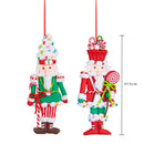 Set 12 Set di 2 Schiaccaianoci Ginger Bread H15cm 