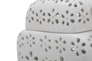 Vaso Flowery 31,5x13x34 cm Porcellana