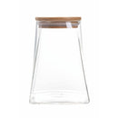 Barattolo Triangolare 8,8x8,8x12,3 cm 550 ml in Vetro Borosilicato VdE Tivoli 1996 Love it