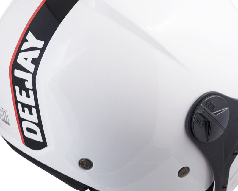 Casco Jet per Scooter Visiera Sagomata CGM Deejay 107DJ2 Bianco
