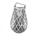 Lanterna Suzanne   in Vimini Grigio