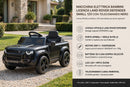 Macchina Elettrica per Bambini Licenza Land Rover Defender Small 12V con Telecomando Nero