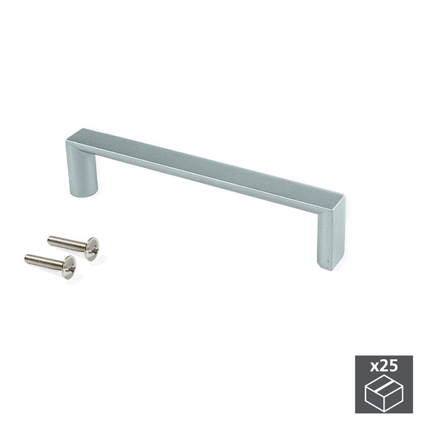 online Emuca Poignées de Meubles Entraxe 96 mm Zamak Gris Métallique 25 Pièces