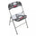 Chaise de jardin pliante Slim 44x45x79 h cm en acier Paris