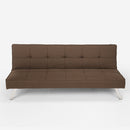 Divano Letto 172x74x75 cm in Tessuto Marrone