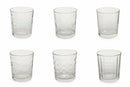 Set 6 Bicchieri Ø8,9x10 cm in Vetro Villa d'Este Home Tivoli Clear Trasparenti