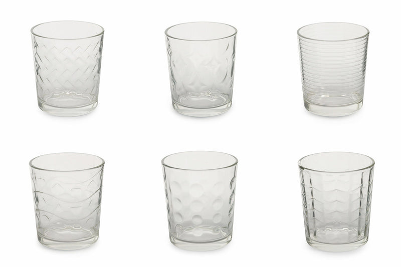 Set 6 Bicchieri Ø8,9x10 cm in Vetro Villa d'Este Home Tivoli Clear Trasparenti