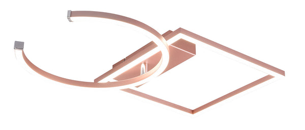 Plafoniera da Interno a LED SMD in Metallo Oro rosa acquista