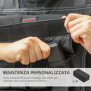 Gilet Zavorrato da 20kg Regolabile 50x40 cm con Strisce Catarifrangenti Nero      