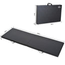 Tappetino Ginnastica Pieghevole 180x60x5 cm Antiscivolo Materassino Fitness Nero      