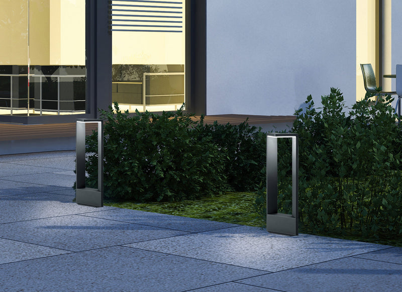 Palo da Esterno a LED in Pressofusione di alluminio Antracite
