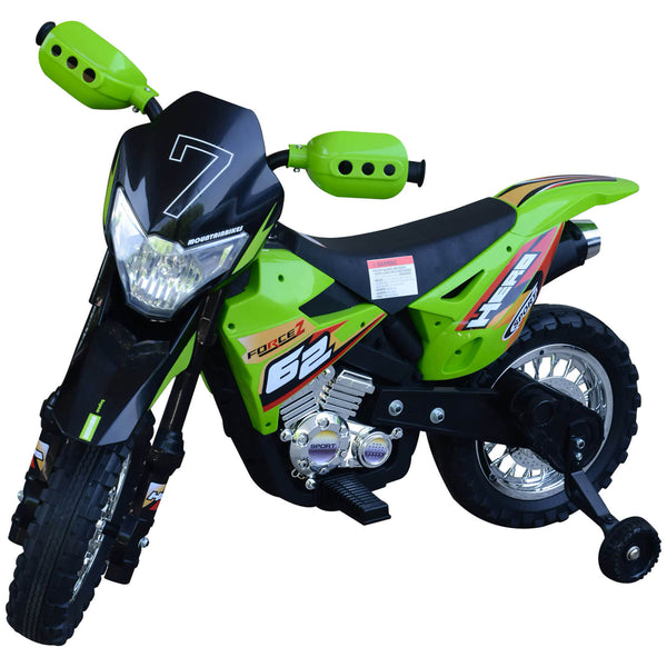 Moto électrique enfant Kidfun Motocross Enduro Green 6V prezzo