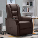 Poltrona Alzapersona Elettrica 1 Motore 68x77x109 cmin Similpelle Marrone