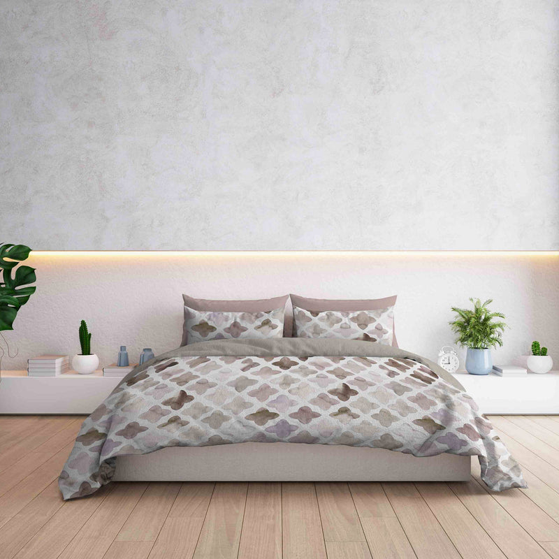 Copripiumino con Federe Stampato in Microfibra Florence Varie Misure