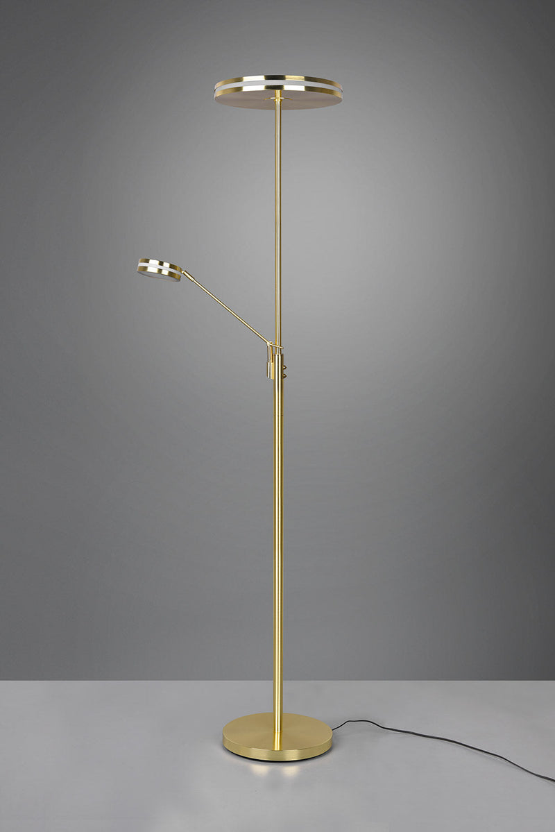 Piantana da Interno a LED SMD in Metallo Ottone Opaco