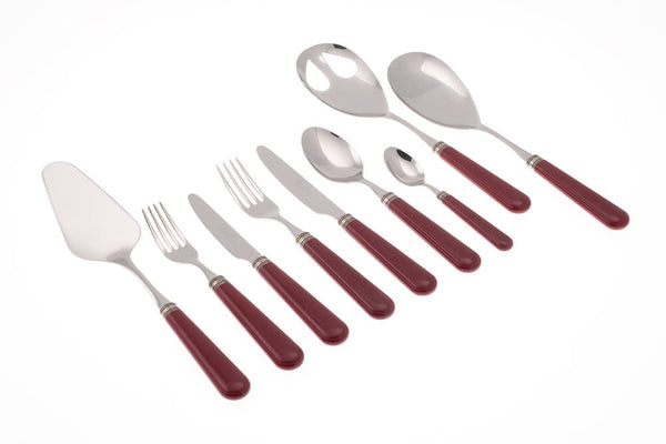 sconto Ménagère de Service 75 Pièces en Inox Rivadossi Sandro Mistral Bordeaux