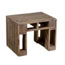 Tavolino Rettangolare da Giardino in Legno 50x40xh40cm Banloc