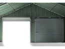 Casetta Box da Giardino in Lamiera di Acciaio 664x721x372 cm Verde