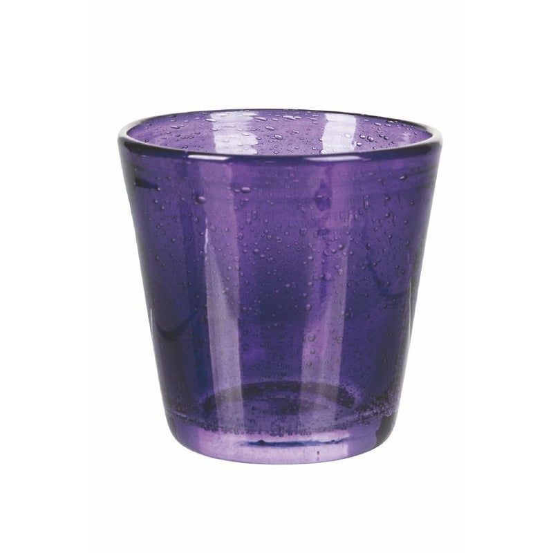 Set 6 Tazzine per Liquori Liquorini Cancun Provence in Vetro VdE Tivoli 1996 Viola