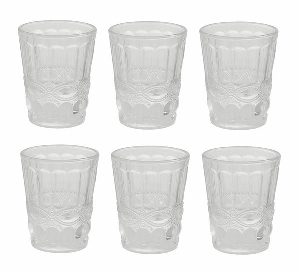 Set de 6 Verres à Eau Ø8x10 cm en Verre Transparent VdE Tivoli 1996 Nobilis prezzo