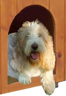 Cuccia per Cani Taglia Piccola 70x110x75 cm in Legno Massello Naturale 