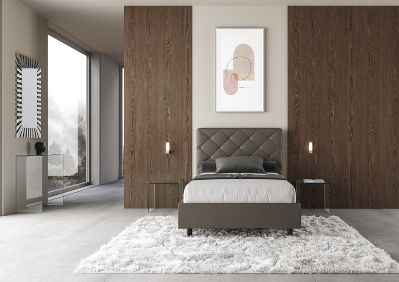 Letto Matrimoniale Priya Cappuccino Varie Misure