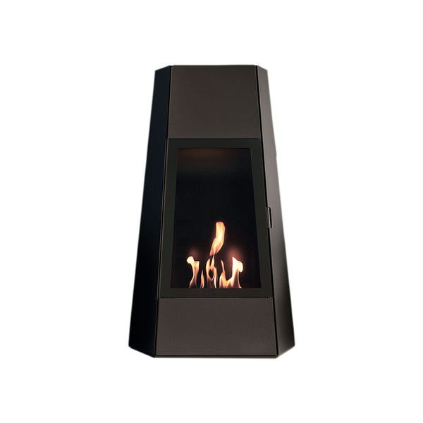 prezzo Camino a Bioetanolo da Pavimento 73x43,8x121 cm 3000W 2L Shanghai Nero