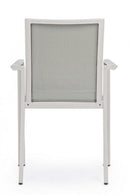 Set 4 Sedie da Giardino 56,2x60x88h cm con Braccioli Konnor Rastin