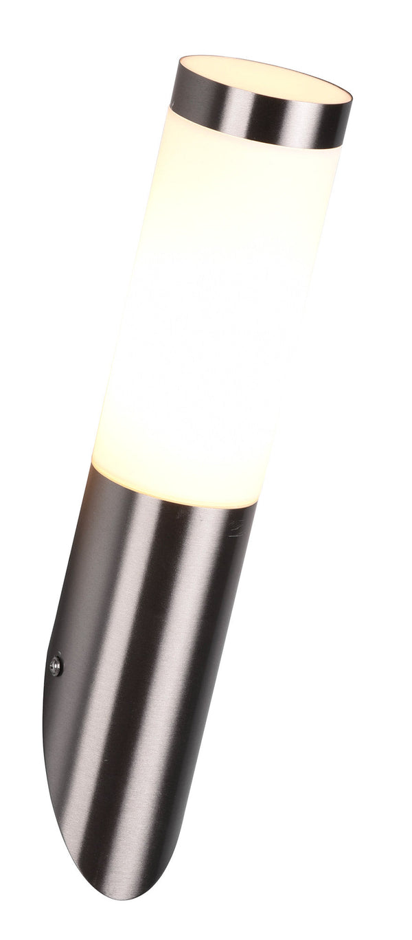 online Applique da Esterno Attacco E27 in Acciaio  Nichel Satinato