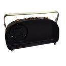 Orologio in metallo nero tondo cm 33x7x22,5