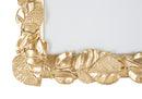 Cornice Old Leaf 20,5x2x26 cm in Poliresina e Vetro Oro