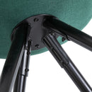 Set 2 Sedie Imbottite 48x56x87 cm in Tessuto  Verdi