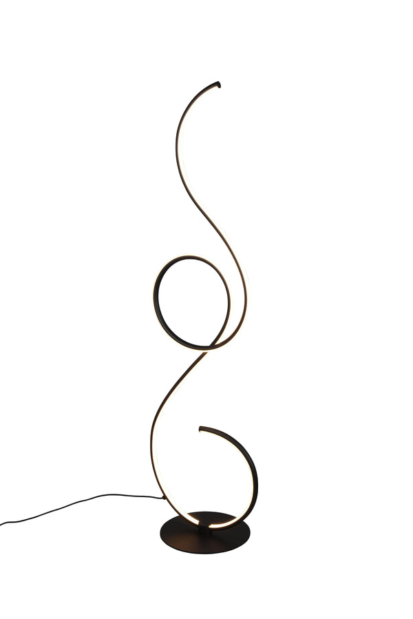 acquista Lampadaire LED d'intérieur en Métal Noir Mat