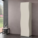 Armadio 1 Anta Onda 63x40x187,2 cm Finitura in Melamina Cachemire 