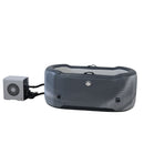 Piscina in Drop Stitch per Bagni di Ghiaccio con Kit Chiller 170x92x67A cm NetSpa Jarvi Grigio