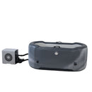 Piscina in Drop Stitch per Bagni di Ghiaccio con Kit Chiller 170x92x67A cm NetSpa Jarvi Grigio