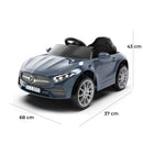 Macchina Elettrica per Bambini 12V con Licenza Mercedes CLS Small Blu