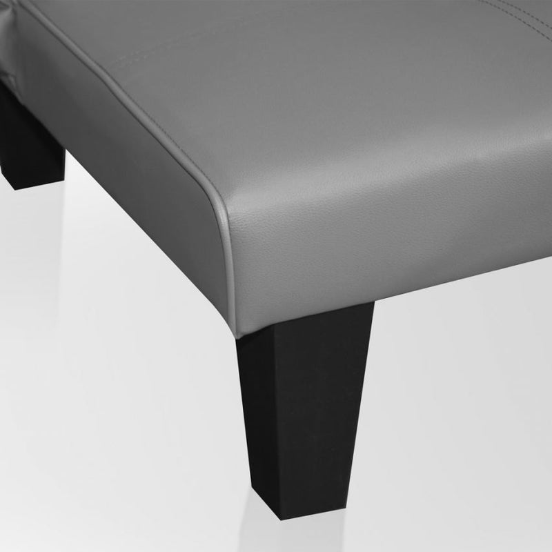 Divano Letto Clic Clac 166x76x71 cm in Similpelle Grigio