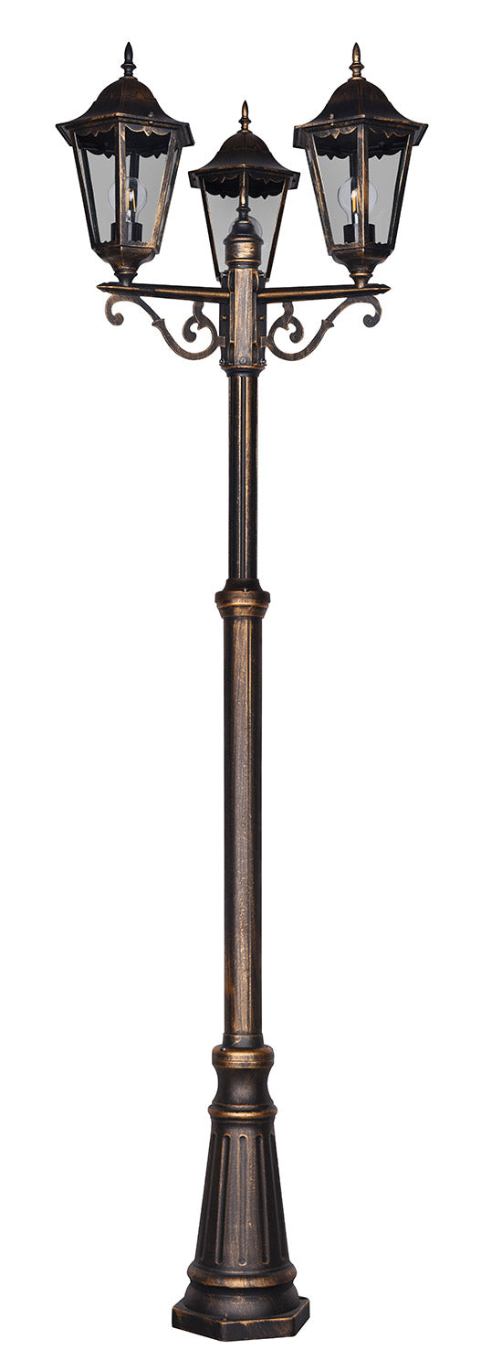 Lampione da Esterno Attacco E27 in Alluminio Ruggine