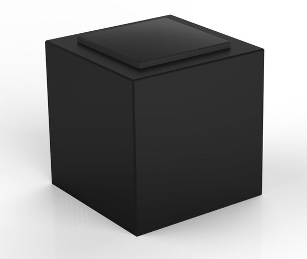 sconto Pouf de jardin 50x50 cm avec coussin en résine Arkema Iris Comfort Tourterelle