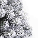 Albero di Natale Artificiale innevato burnaby verde Varie Misure