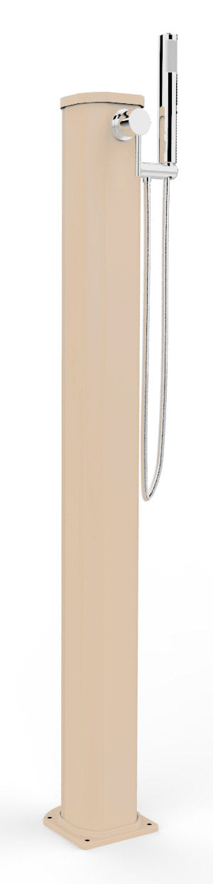 prezzo Doccia Solare da Esterno Giardino 20L Miscelatore e Doccetta Mobile Arkema Jolly Go Champagne Bronze