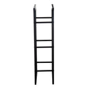 Portalegna Legnaia in Ferro 60x25x100 cm da Interno Max 100Kg  Nero