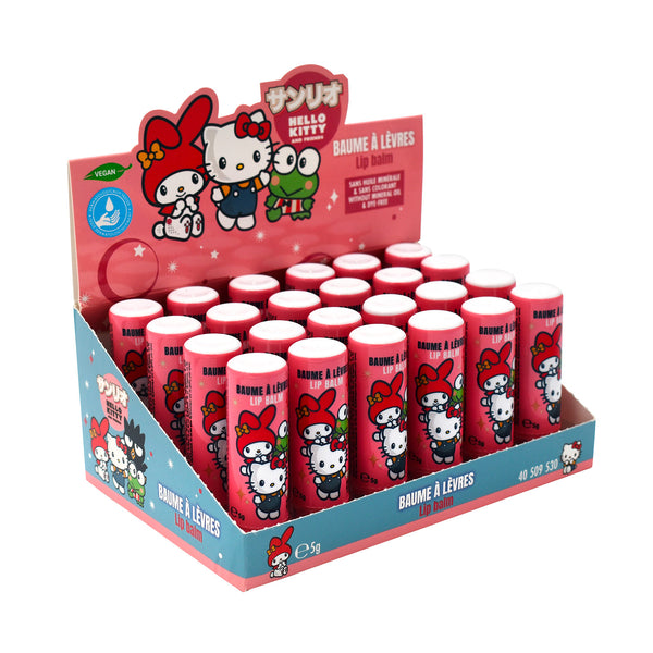 Set 24 Burro Cacao Hello Kitty per Bambini da 5 gr Gusto Fragola prezzo