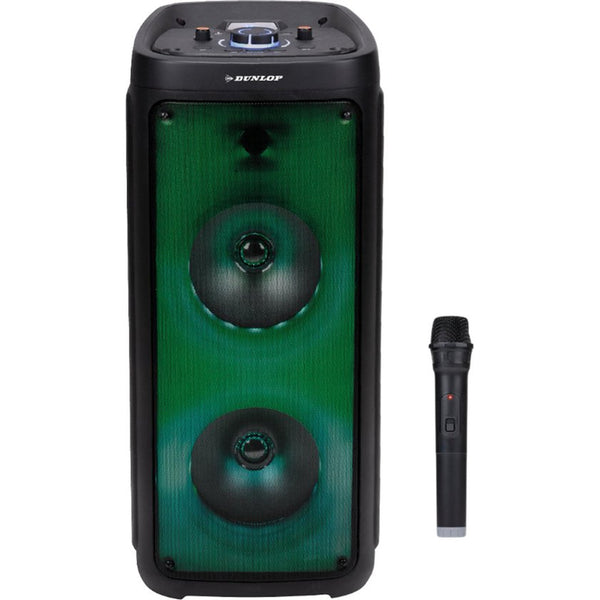 prezzo Altoparlante per Feste Dunlop Cassa Wireless Set Karaoke con Microfono e Luce
