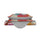 Housse de couette double avec impression sur le sac et taies d'oreiller Kio633