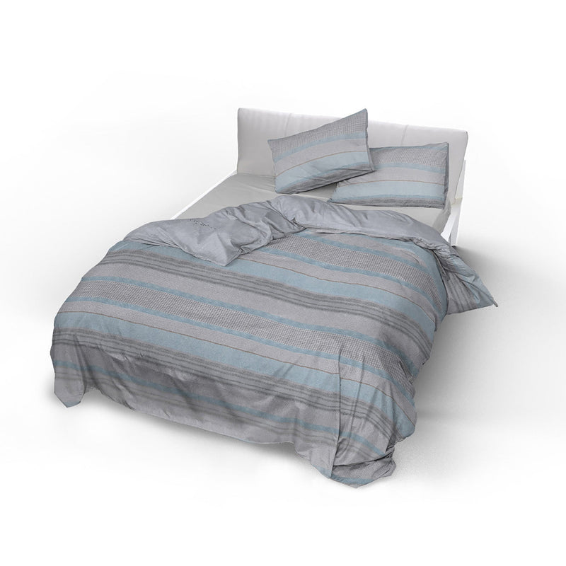 Copripiumino con Federe Stampato Athena Belen Ghiaccio Varie Misure