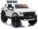 Macchina Elettrica per Bambini 12V 2 Posti con Licenza Ford Raptor Ranger Bianca