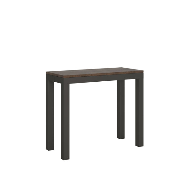 Console Extensible 90-196x40x77 cm en Mélamine Marron online