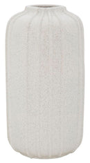 Vaso Ottus Ø23,5x43,5 cm in Ceramica Bianco e Grigio